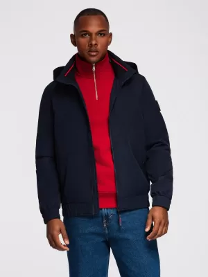 Pánská bunda OMBRE OM-JANP-0222 NAVY BLUE