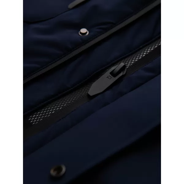  Pánská zimní bunda OMBRE OM-JAHP-0306 NAVY BLUE 