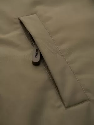 Pánský kabát OMBRE OM-JAPJ-0313 OLIVE