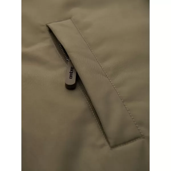 Pánský kabát OMBRE OM-JAPJ-0313 OLIVE 