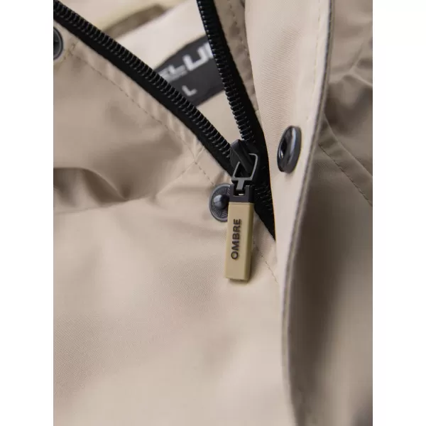 Pánská bunda OMBRE OM-JANP-0225 BEIGE 
