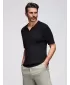 Pánské polo triko OMBRE OM-POSS-0160 BLACK