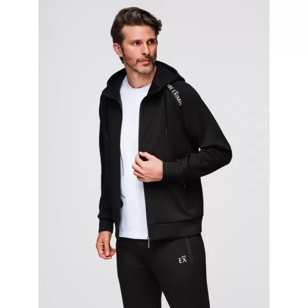  Pánská mikina OMBRE OM-SSZP-0216 BLACK 