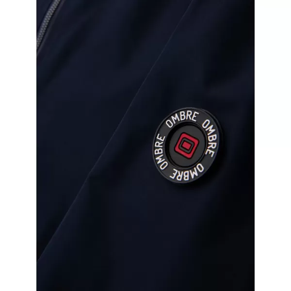  Pánská bunda OMBRE OM-JANP-0222 NAVY BLUE 
