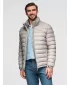 Pánská bunda OMBRE OM-JALP-0231 LIGHT GREY