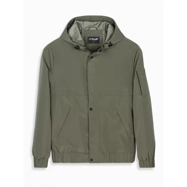  Pánská bunda OMBRE OM-JANP-0225 OLIVE 