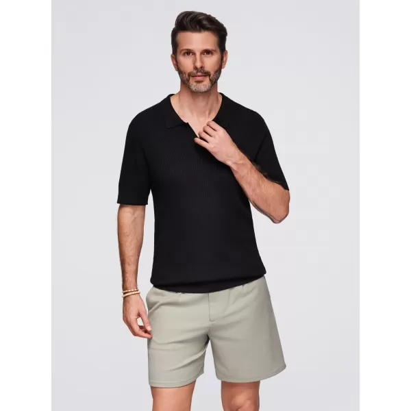 Pánské polo triko OMBRE OM-POSS-0160 BLACK 