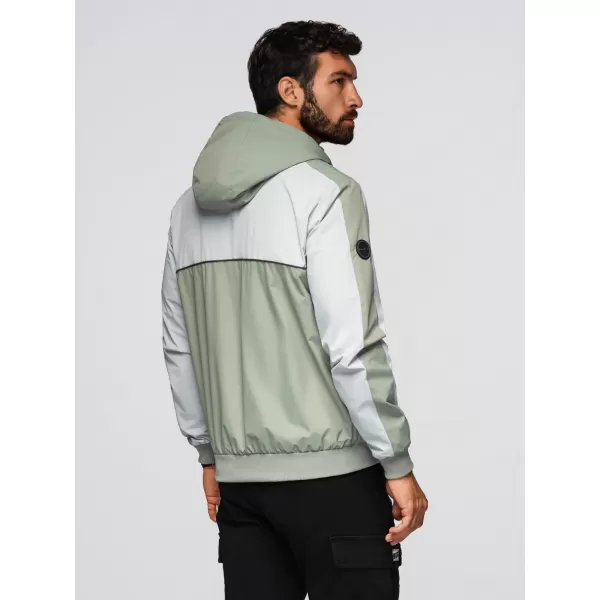  Pánská bunda OMBRE OM-JANP-0228 GREY 