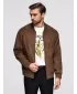 Pánská bunda OMBRE OM-JAFL-0232 BROWN