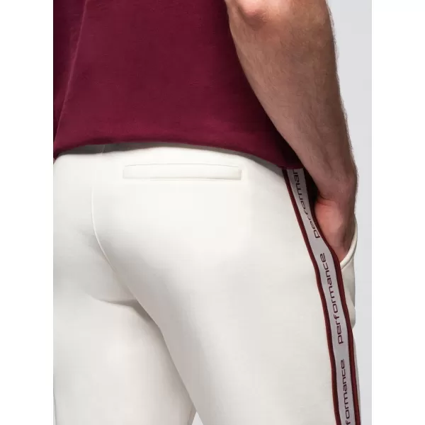  Pánské tepláky OMBRE OM-PASK-0145 CREAM 