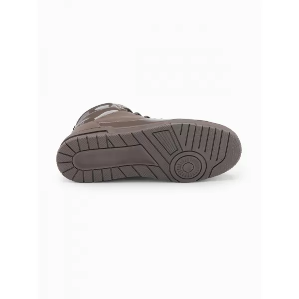  Pánské boty OMBRE OM-FOSH-0178 DARK BROWN 