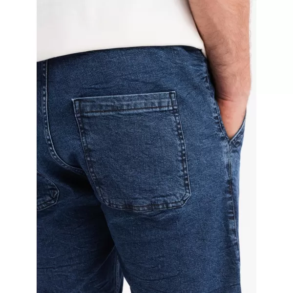  Pánské kraťasy OMBRE OM-SRDS-0161 DARK BLUE 