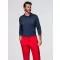 Pánské triko s límečkem OMBRE OM-POLS-0139 NAVY BLUE