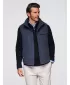 Pánská vesta OMBRE OM-JAVJ-0277 NAVY BLUE