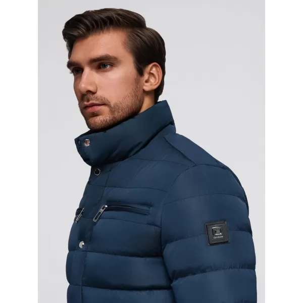  Pánská bunda OMBRE OM-JALP-0260 NAVY BLUE 