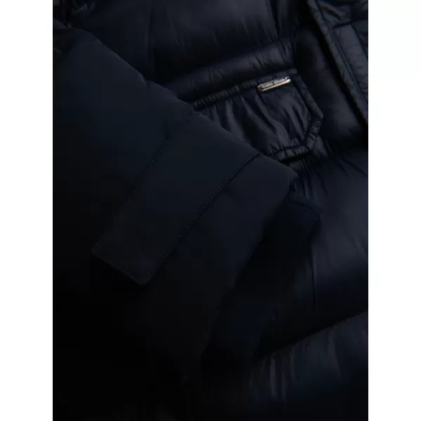  Pánský kabát OMBRE OM-JALJ-0266 NAVY BLUE 