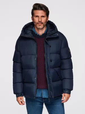 Pánská bunda OMBRE OM-JAHP-0238 NAVY BLUE