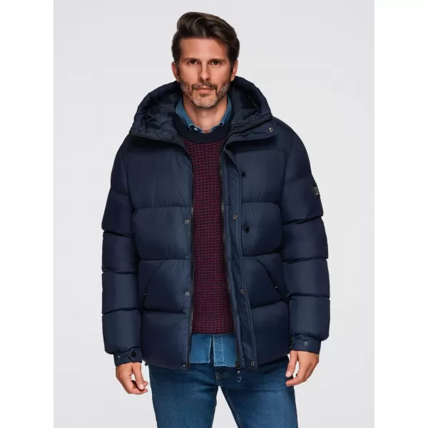  Pánská bunda OMBRE OM-JAHP-0238 NAVY BLUE 