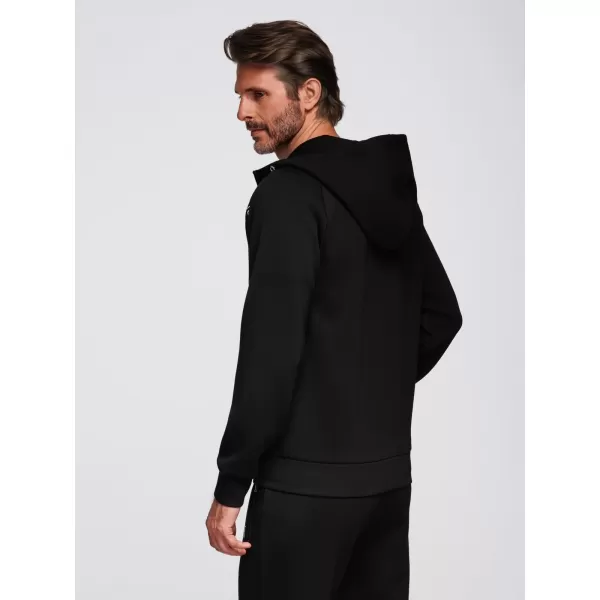  Pánská mikina OMBRE OM-SSZP-0216 BLACK 