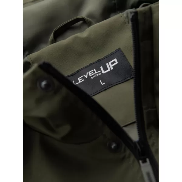  Pánská bunda OMBRE OM-JANP-0225 OLIVE 