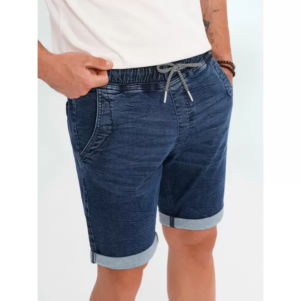  Pánské kraťasy OMBRE OM-SRDS-0161 DARK BLUE 