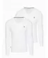 Pánský set trik OMBRE Z103 WHITE/WHITE