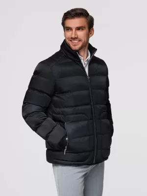 Pánská bunda OMBRE OM-JALP-0218 BLACK