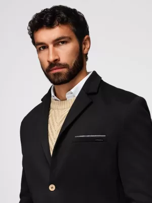 Pánská bunda OMBRE OM-BLZB-0100 BLACK
