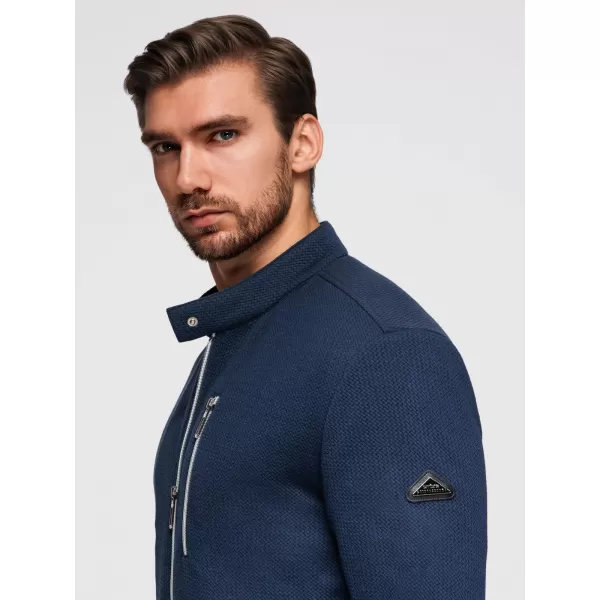  Pánská bunda OMBRE OM-JANP-0229 DARK BLUE 