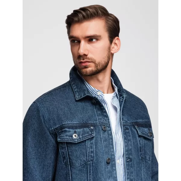  Pánská bunda OMBRE OM-JADJ-0219 BLUE 