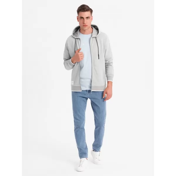  Pánská mikina OMBRE BLACK OM-SSZP-0210 GREY 