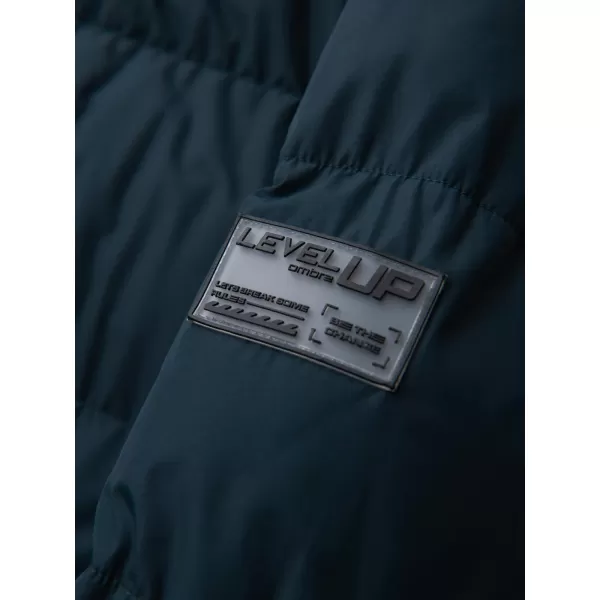  Pánský kabát OMBRE OM-JALJ-0269 NAVY BLUE 