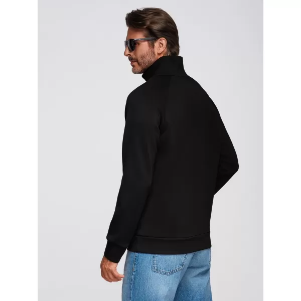  Pánská mikina OMBRE OM-SSZP-0211 BLACK 