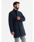 Pánský kabát OMBRE OM-COWC-0141 NAVY BLUE