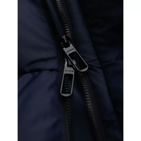  Pánská bunda OMBRE OM-JAHP-0238 NAVY BLUE 