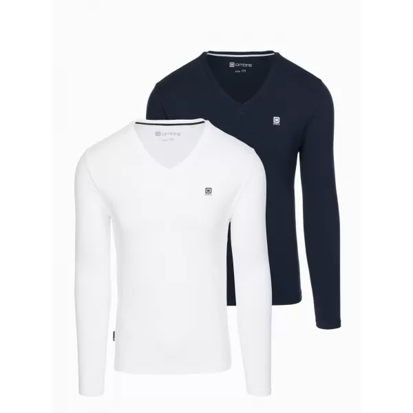 Pánský set trik OMBRE Z103 MIX WHITE/BLUE 