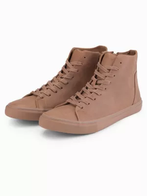 Pánské boty OMBRE OM-FOTH-0185 LIGHT BROWN