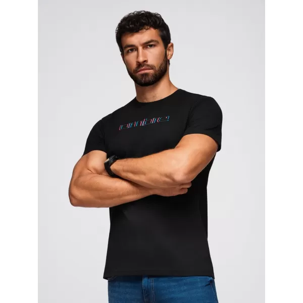  Pánské triko OMBRE OM-TSPT-0248 BLACK 