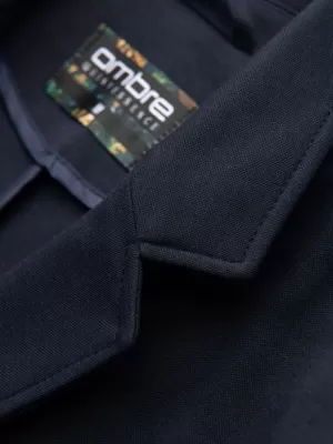 Pánské sako OMBRE OM-BLZB-0101 NAVY BLUE