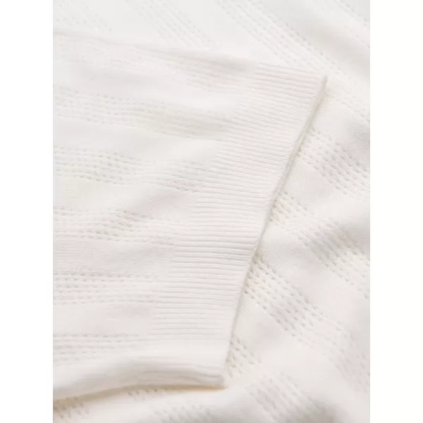 Pánský svetr OMBRE OM-TSCT-0251 WHITE 