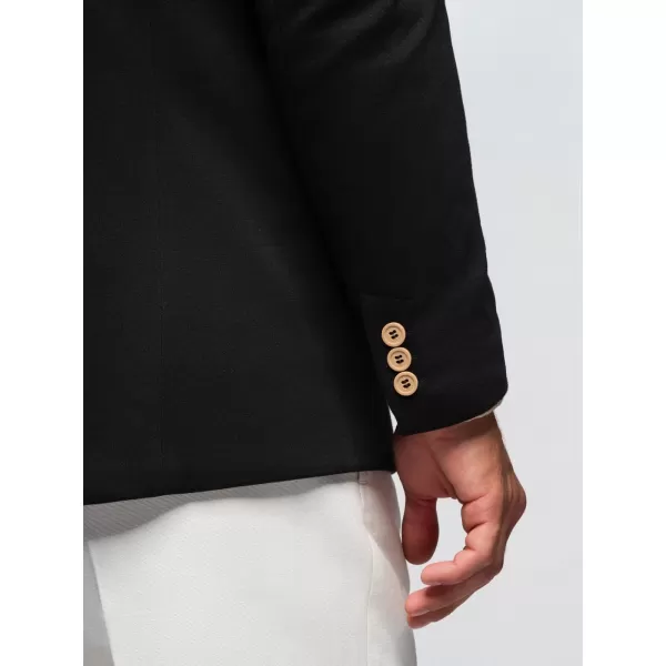  Pánská bunda OMBRE OM-BLZB-0100 BLACK 