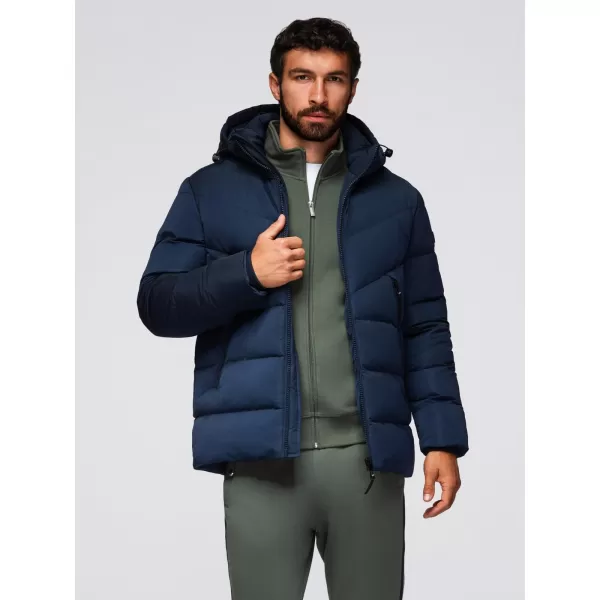 Pánská bunda OMBRE OM-JAHP-0304 NAVY BLUE 