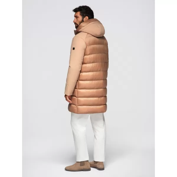  Pánský kabát OMBRE OM-JALJ-0308 BEIGE 