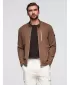 Pánská bunda OMBRE OM-JANP-0229 BROWN