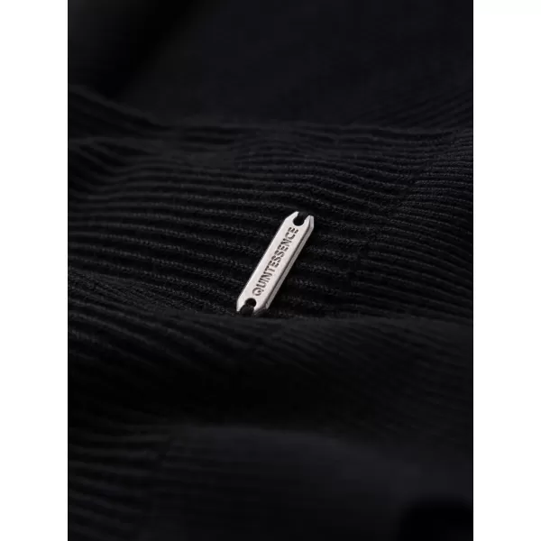  Pánský svetr OMBRE OM-SWSW-0182 BLACK 