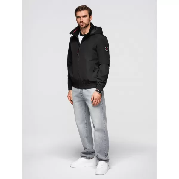  Pánská bunda OMBRE OM-JANP-0222 V2 BLACK 