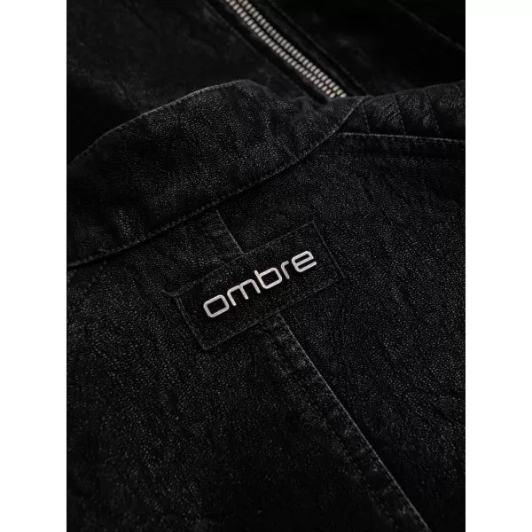  Pánská bunda OMBRE OM-JAFL-0197 BLACK 