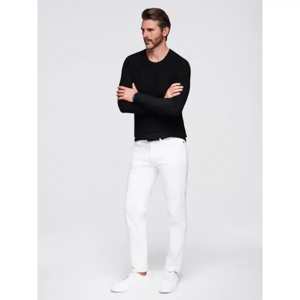  Pánský svetr OMBRE OM-SWSW-0181 BLACK 
