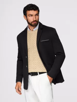 Pánská bunda OMBRE OM-BLZB-0100 BLACK