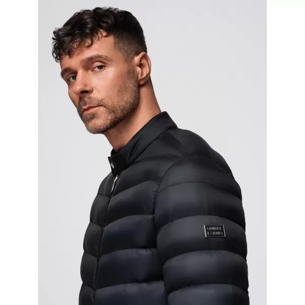  Pánská bunda OMBRE OM-JALP-0261 BLACK 